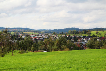 Fototapeta na wymiar Countryside in Baden-Wurttemberg, Germany 