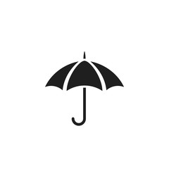 umbrella icon. rainy weather symbol in simple flat design