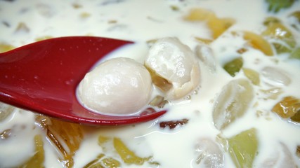 Image of fruit and jelly cocktail