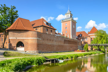 Medieval gothic castle in Lidzbark Warmiński (formerly Heilsberg), Warmian-Masurian Voivodeship,...