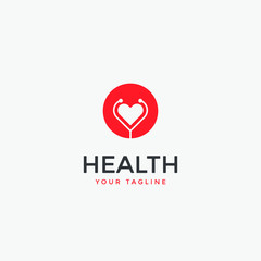 modern health or medical logo
