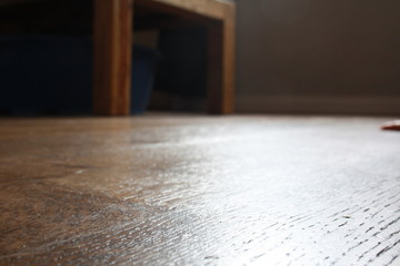 parkett, parquet,  Holzboden mit Lichtreflexion