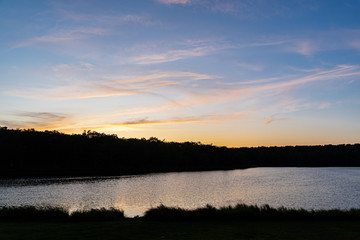 Lake sunset