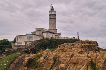 Faro Cabo Mayor Santander Cantabria España Mar
