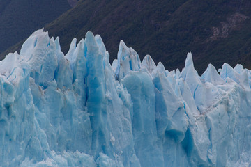 A close view of perito moreno glacier