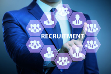 Online recruitment and job search concept