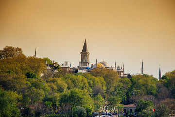 Historical part of Istanbul with Topkapi palace