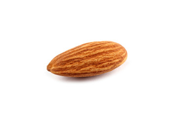Almond isolated on white background