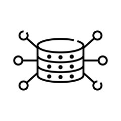 Setting line icon, concept sign, outline vector illustration, linear symbol.