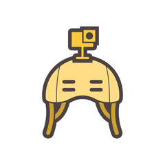helmet camera icon