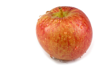 Wet apple
