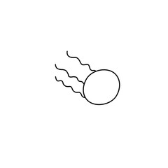 Planets, dark holes, stars, satellites, space objects. Design element, icon on the theme of cosmos, UFO. Doodle vector illustration