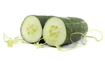 Cucumber halves