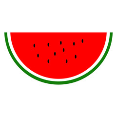 watermelon isolated on white background