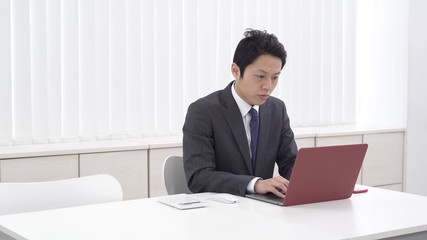 Fototapeta premium 男性 ビジネス