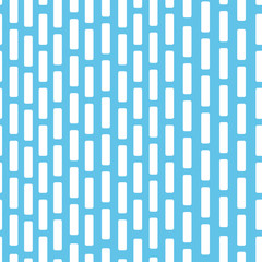 White Hand painted simple rectangular pattern variation