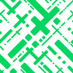 Colorful Hand painted simple rectangular pattern variation