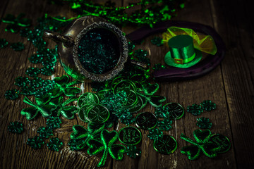 St. Patricks Day composition.