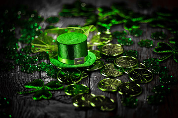 St. Patricks Day composition.