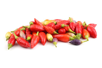 Little different color peppers