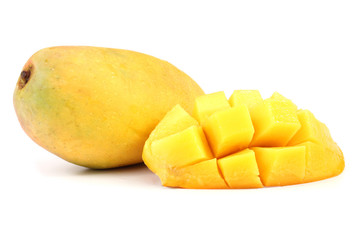 Mango with a half
