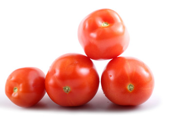 Red wet tomatoes