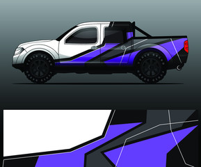 truck decal graphic wrap vector, abstract background