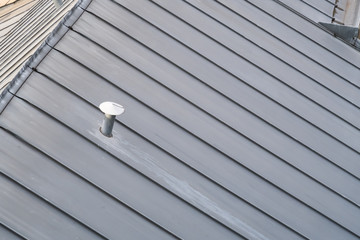 an zinc roof