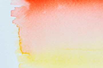 Orange and yellow water color background.