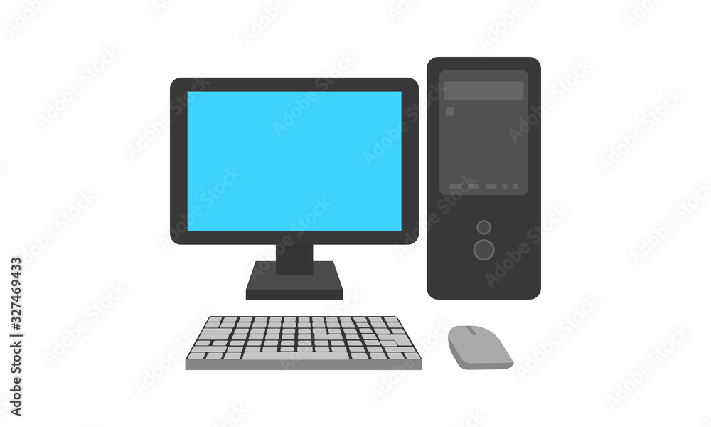 Aufkleber the computer icon for personal computing and digital workstations