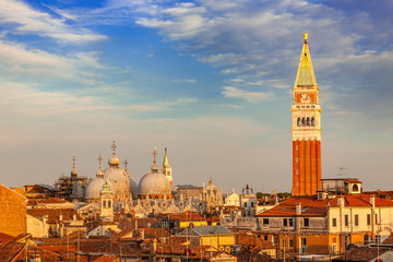 Campanile and basilica in Venice