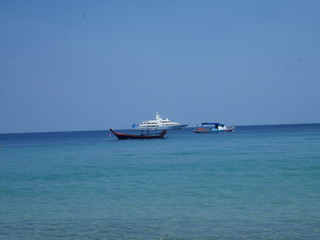 cruise ship in the sea