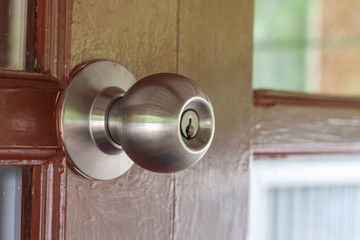 Stainless steel doorknob