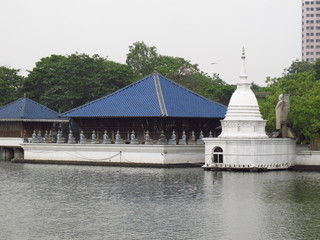 Seema Malakaya Temple in Colombo, Sri Lanka