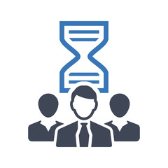 Business time management icon