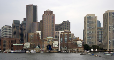 Fototapeta na wymiar Boston, Massachusetts skyline