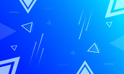 Gradient geometric shape background