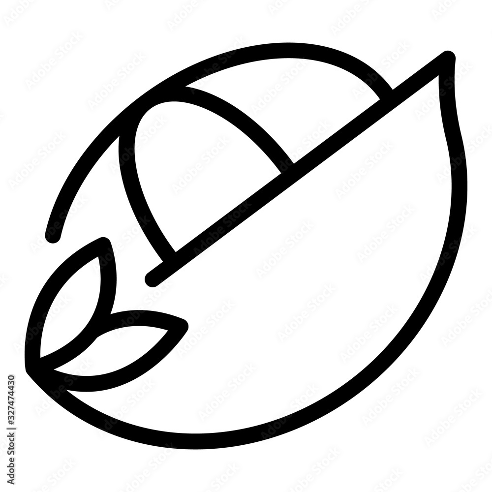 Poster quinoa icon. outline quinoa vector icon for web design isolated on white background
