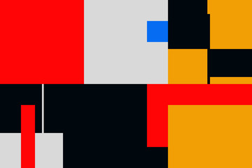 Deconstructed Abstract Vector Pattern Design