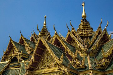 Fototapeta premium Ancient City temples, Muang Boran in Bangkok Thailand