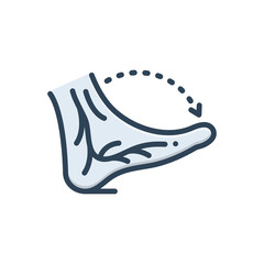 Color illustration icon for veins 