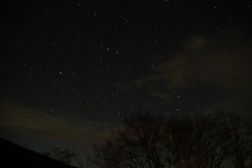 night sky with stars