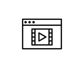 Film line icon