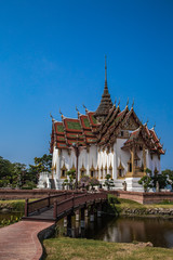 Fototapeta na wymiar Ancient City temples, Muang Boran in Bangkok Thailand