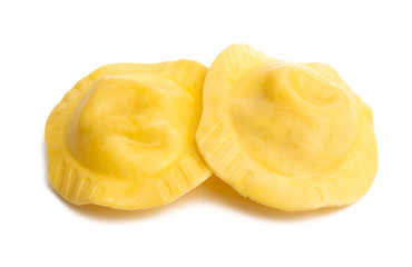 italian ravioli isolated