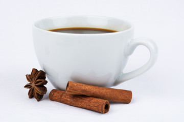 Coffee with a Chinese Anise and Cinnamon