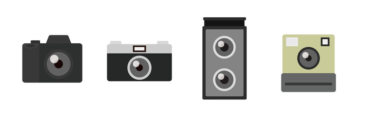 いろいろなカメラ　輪郭線なし