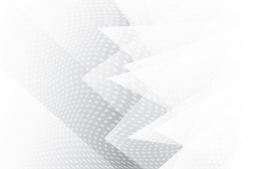 Fototapeta premium Abstract geometric white and gray color background. Vector, illustration.