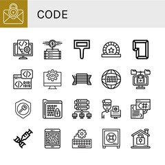 code icon set