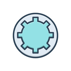 Color illustration icon for bethesda 